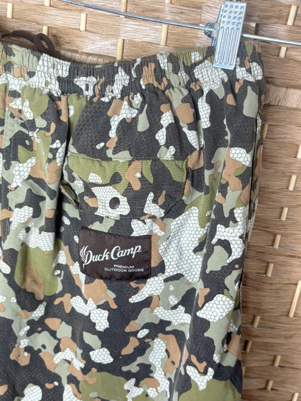 Duck Camp Men's Scout Shorts 7" Camo Hunting Outdoor Performance size Large - Picture 3 of 9